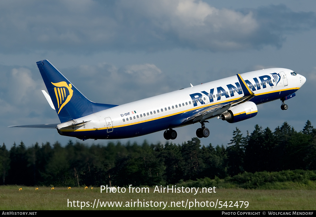 Aircraft Photo of EI-DHF | Boeing 737-8AS | Ryanair | AirHistory.net #542479