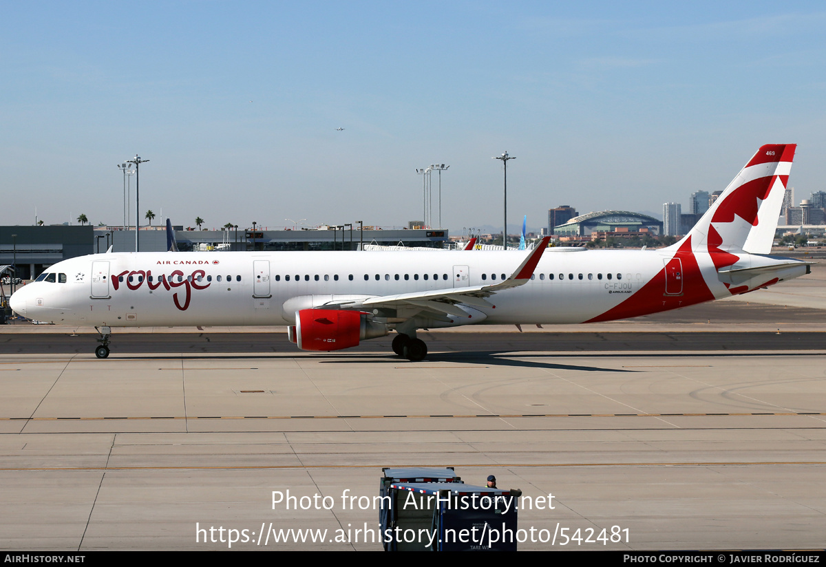 Aircraft Photo of C-FJOU | Airbus A321-211 | Air Canada Rouge | AirHistory.net #542481