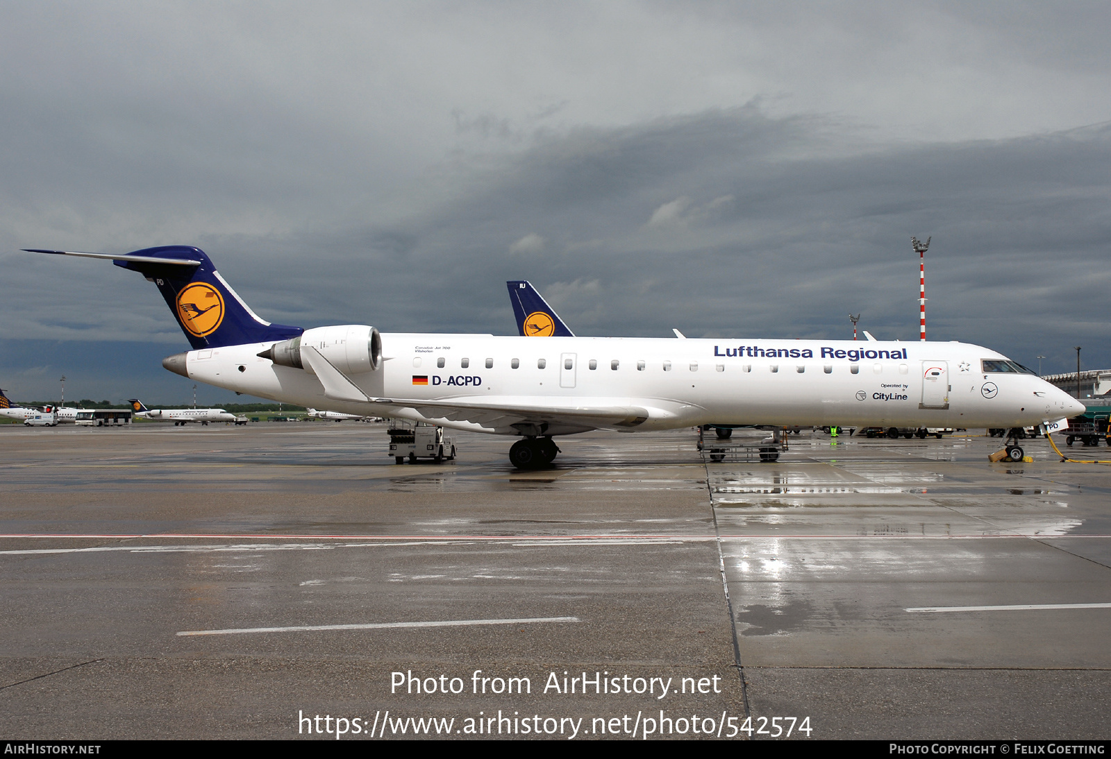 Aircraft Photo of D-ACPD | Bombardier CRJ-701ER (CL-600-2C10) | Lufthansa Regional | AirHistory.net #542574