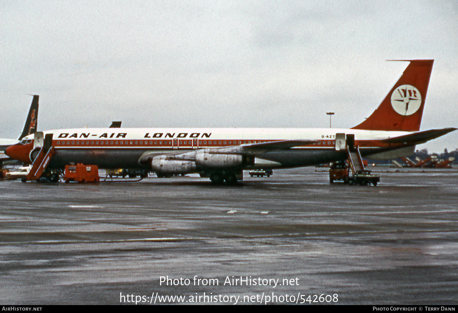 Aircraft Photo of G-AZTG | Boeing 707-321 | Dan-Air London | AirHistory.net #542608