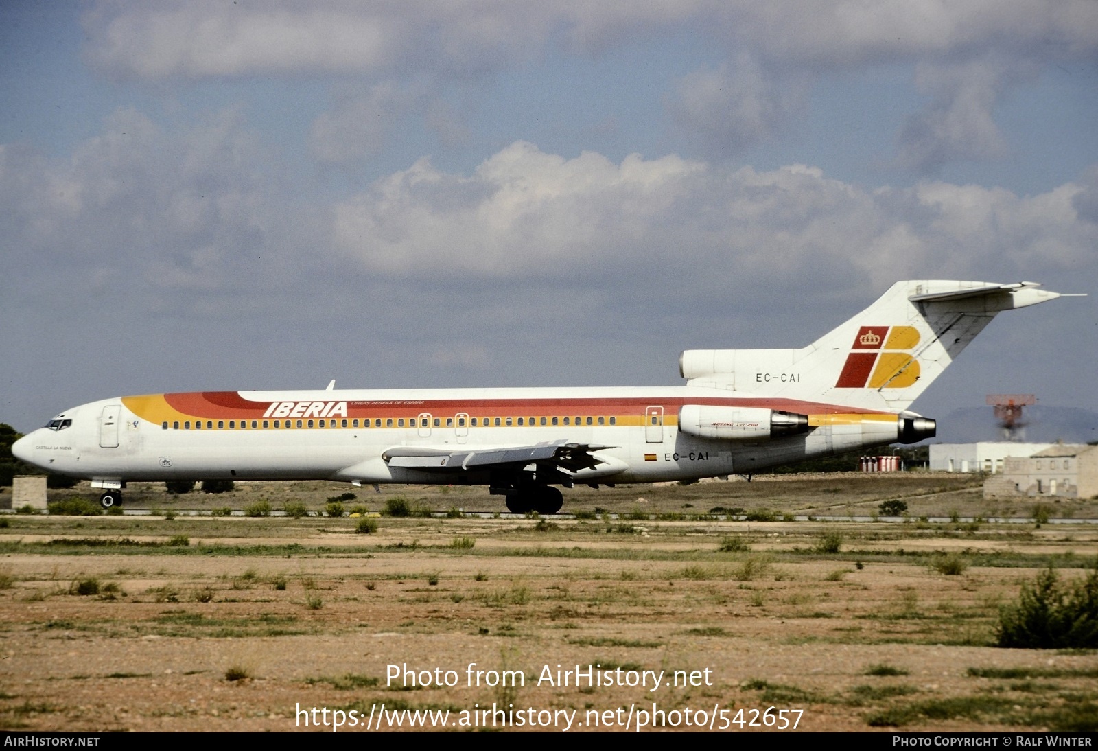 Aircraft Photo of EC-CAI | Boeing 727-256/Adv | Iberia | AirHistory.net #542657