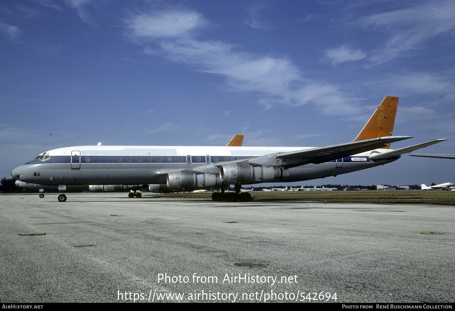 Aircraft Photo of YV-131C | Douglas DC-8-53 | Viasa | AirHistory.net #542694