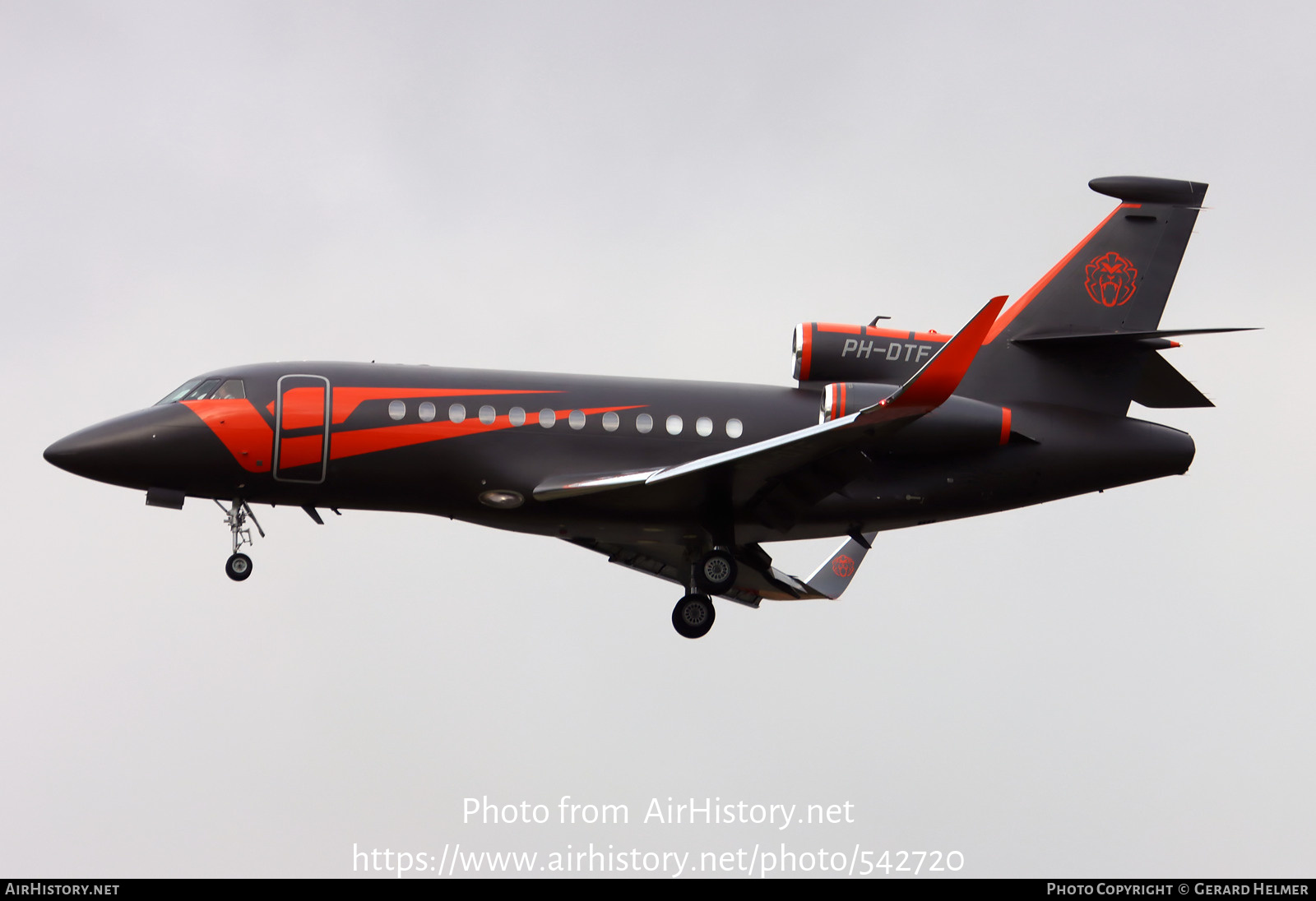 Aircraft Photo of PH-DTF | Dassault Falcon 900EX | Max Verstappen | AirHistory.net #542720