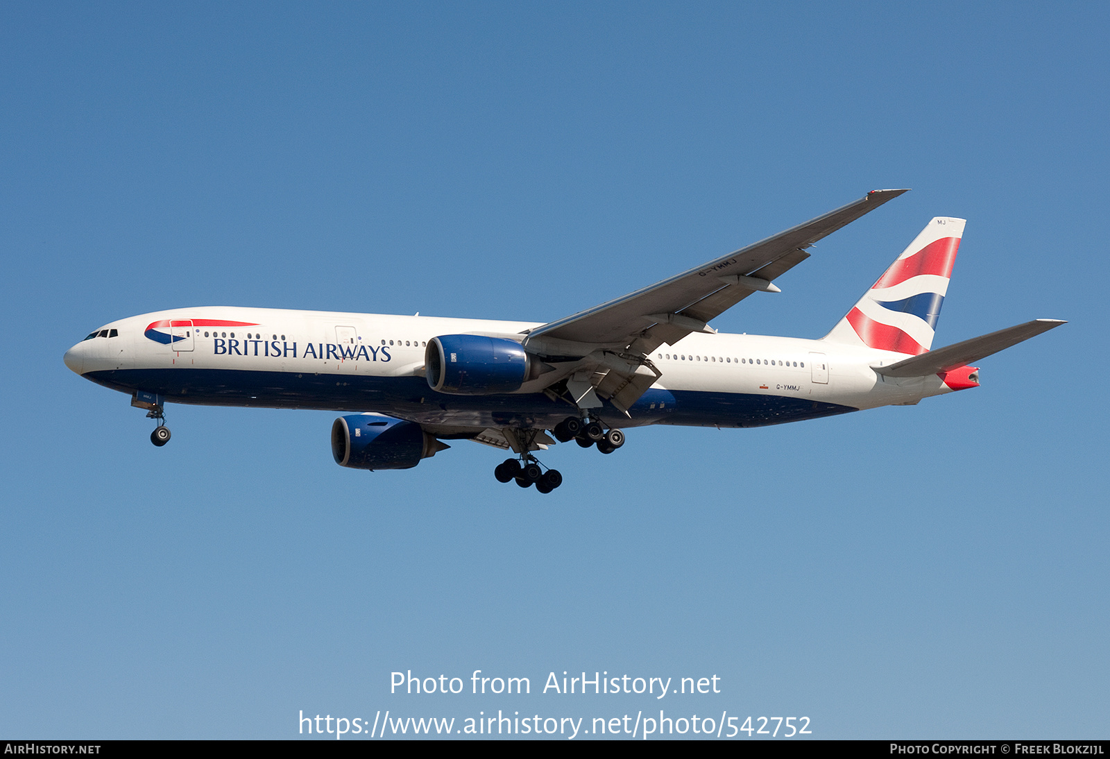 Aircraft Photo of G-YMMJ | Boeing 777-236/ER | British Airways | AirHistory.net #542752