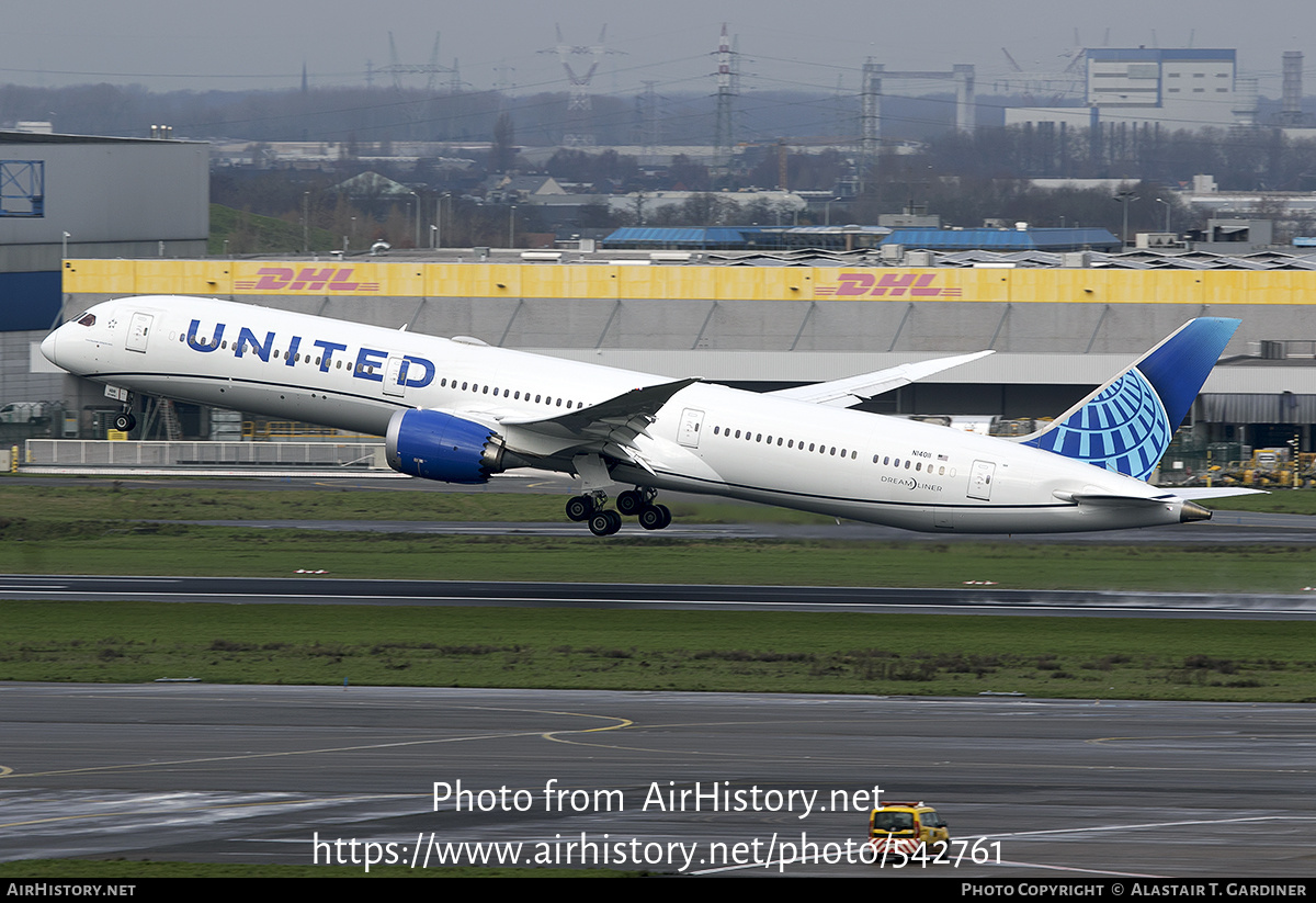 Aircraft Photo of N14011 | Boeing 787-10 Dreamliner | United Airlines | AirHistory.net #542761