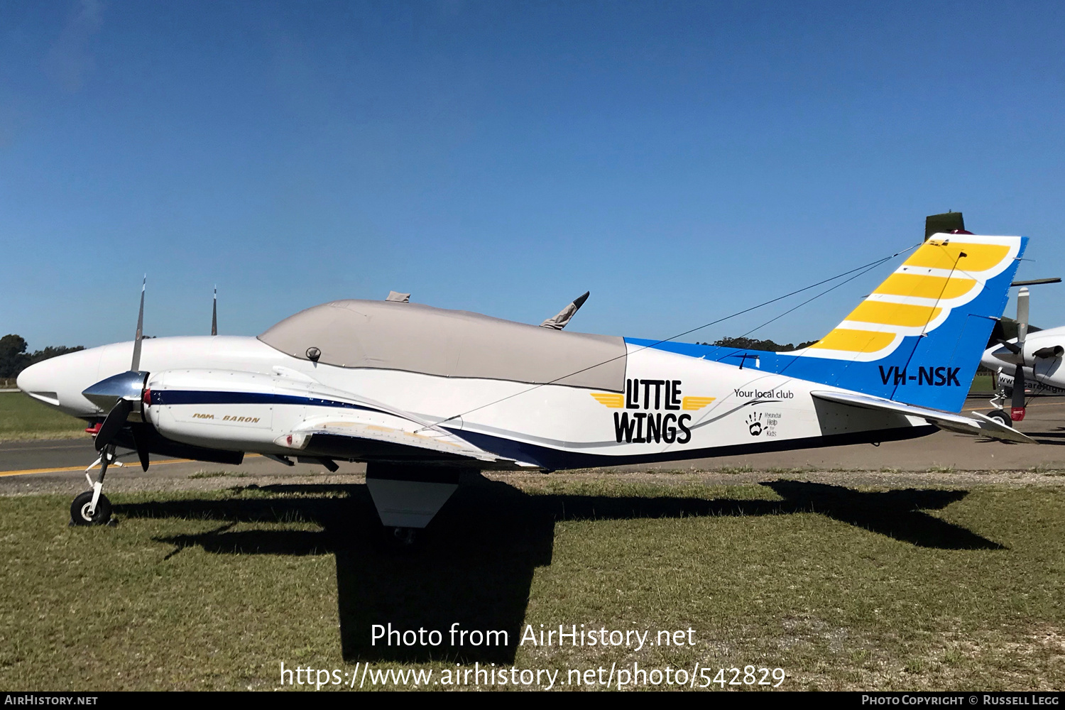 Aircraft Photo of VH-NSK | Beech 58 Baron | Little Wings | AirHistory.net #542829