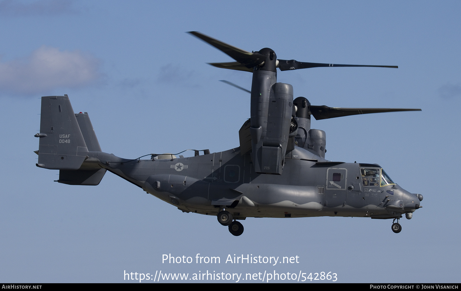 Aircraft Photo of 08-0048 / 0048 | Bell-Boeing CV-22B Osprey | USA - Air Force | AirHistory.net #542863