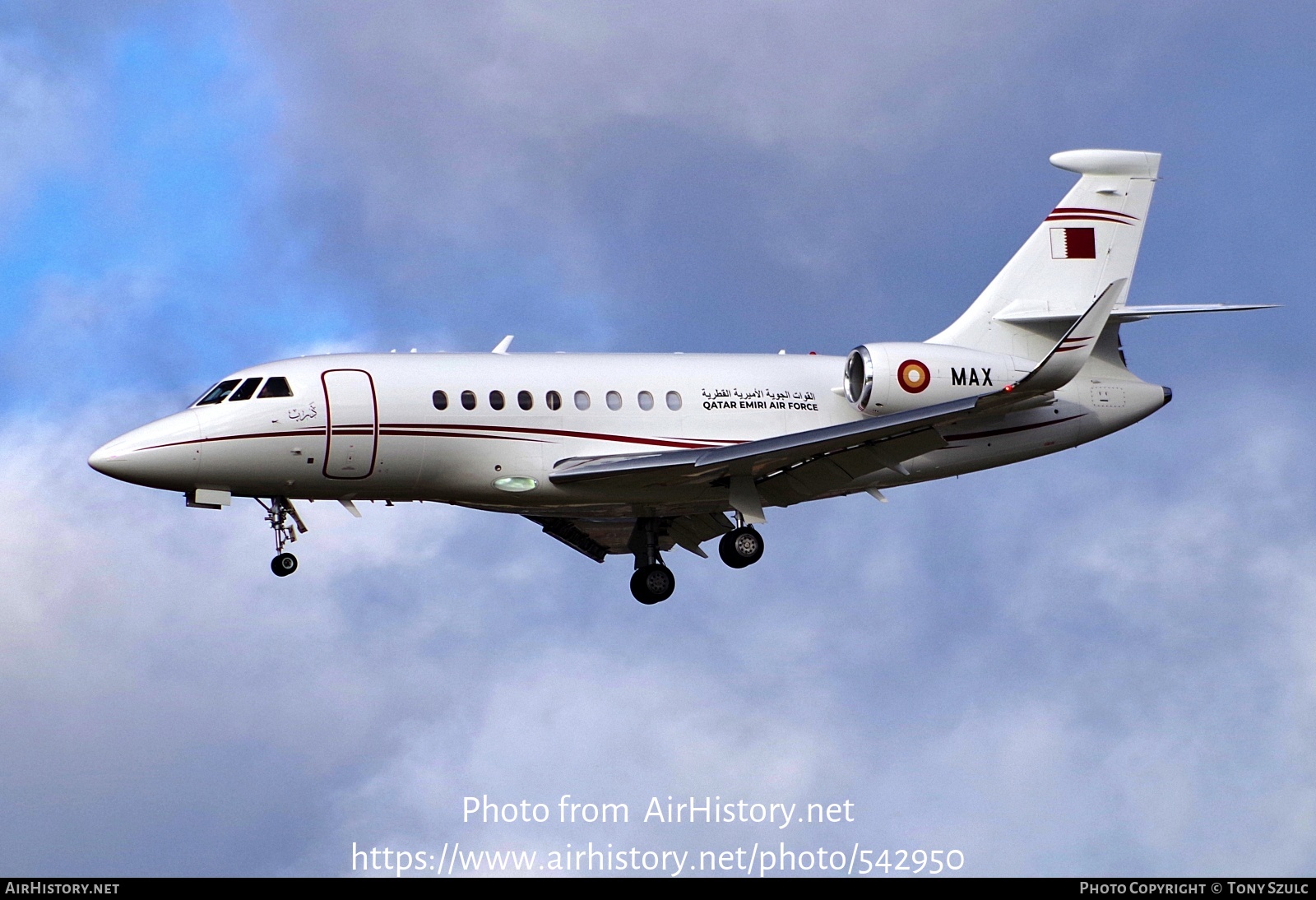 Aircraft Photo of MAX | Dassault Falcon 2000LX | Qatar - Air Force | AirHistory.net #542950