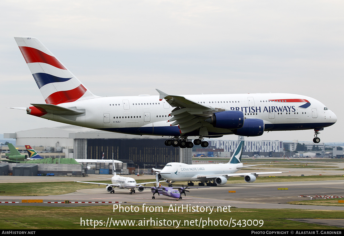 Aircraft Photo of G-XLEJ | Airbus A380-841 | British Airways ...