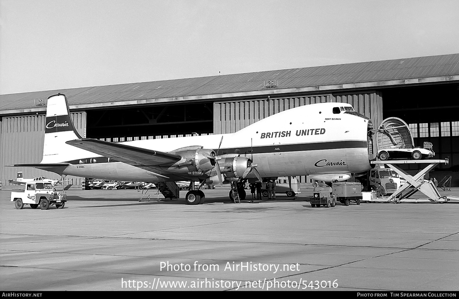 Aircraft Photo of G-ASDC | Aviation Traders ATL-98 Carvair | British United Air Ferries | AirHistory.net #543016