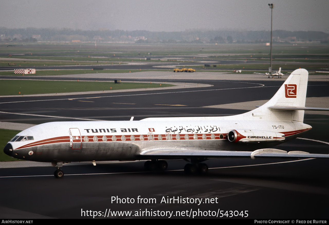 Aircraft Photo of TS-ITU | Sud SE-210 Caravelle III | Tunis Air | AirHistory.net #543045