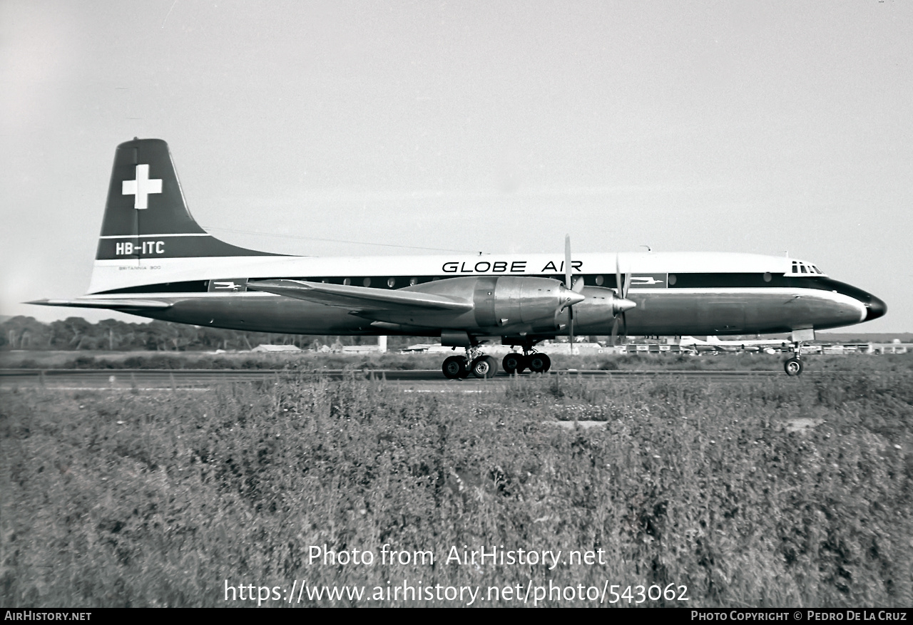 Aircraft Photo of HB-ITC | Bristol 175 Britannia 313 | Globe Air | AirHistory.net #543062