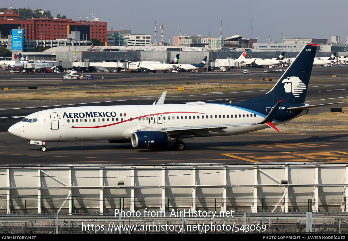 Aircraft Photo of XA-AMB | Boeing 737-852 | AeroMéxico | AirHistory.net #543069