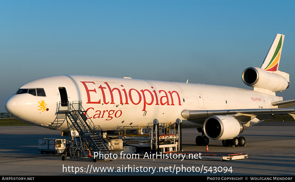 Aircraft Photo of ET-AND | McDonnell Douglas MD-11/F | Ethiopian Airlines Cargo | AirHistory.net #543094