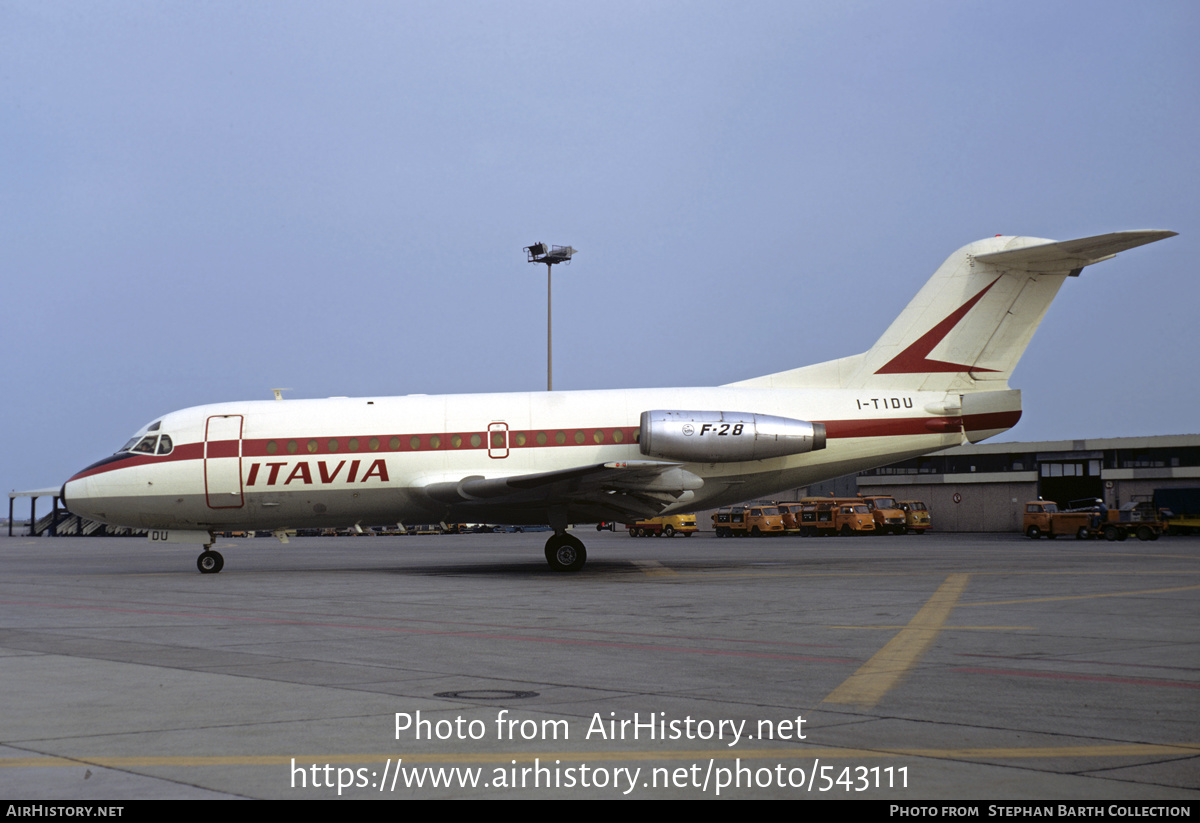 Aircraft Photo of I-TIDU | Fokker F28-1000 Fellowship | Itavia | AirHistory.net #543111