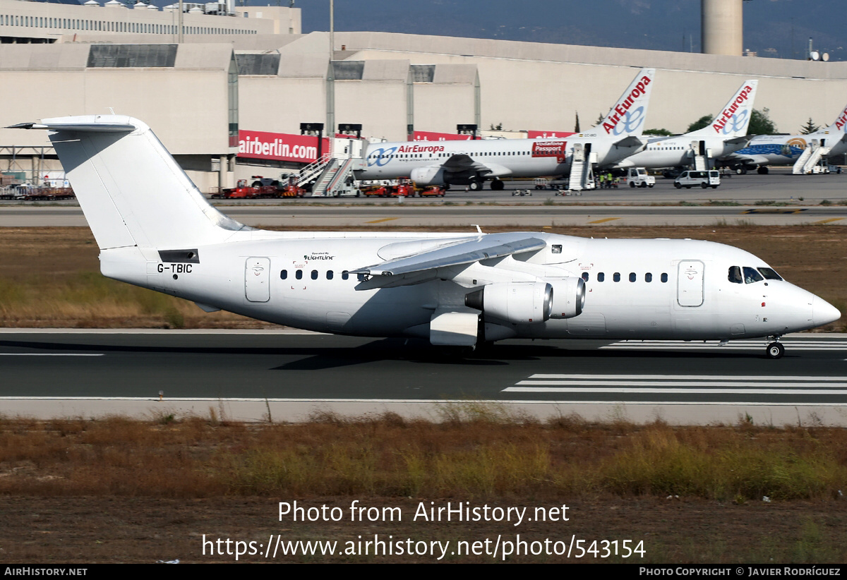 Aircraft Photo of G-TBIC | British Aerospace BAe-146-200 | Flightline | AirHistory.net #543154