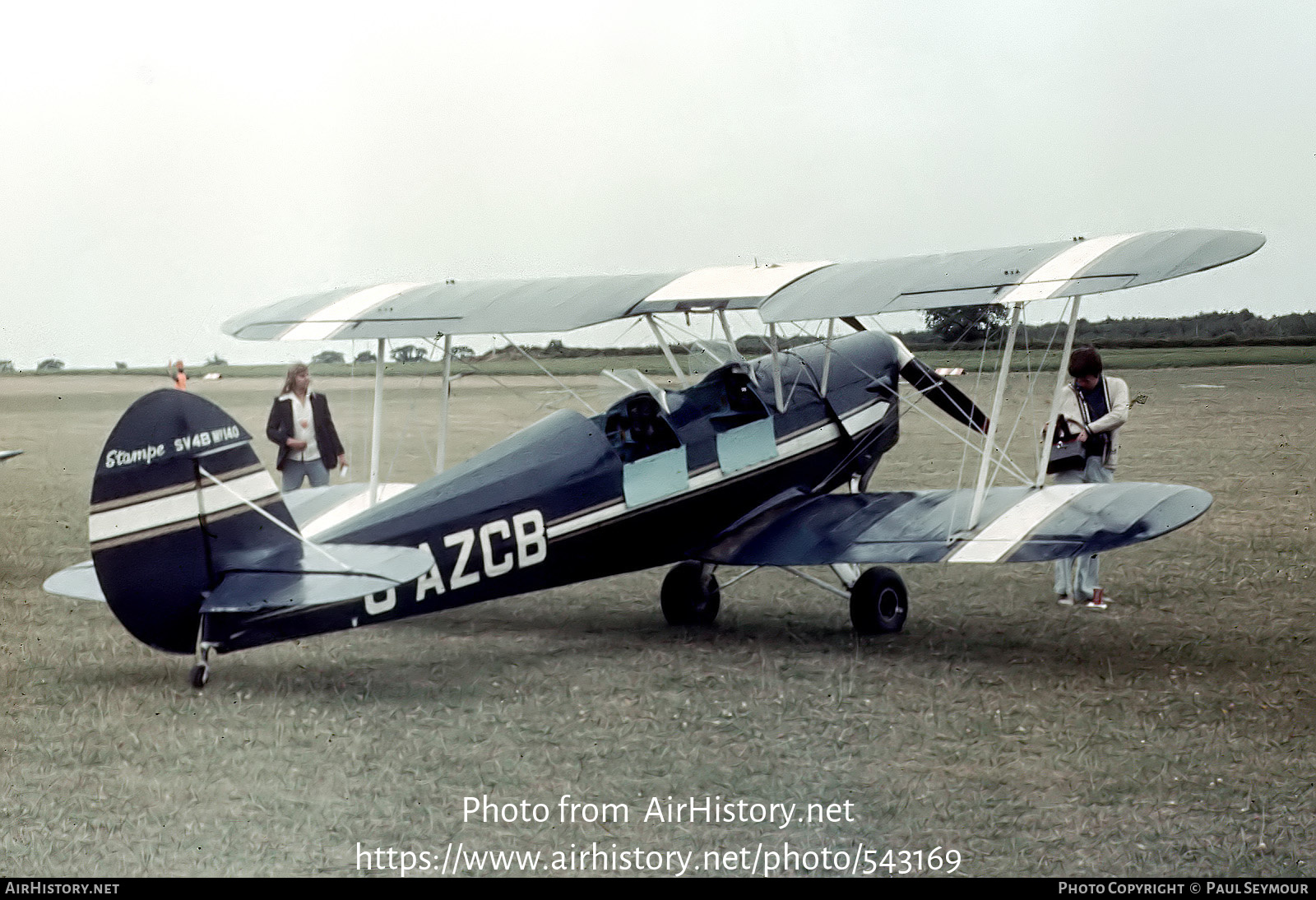 Aircraft Photo of G-AZCB | SNCAN Stampe SV-4C | AirHistory.net #543169