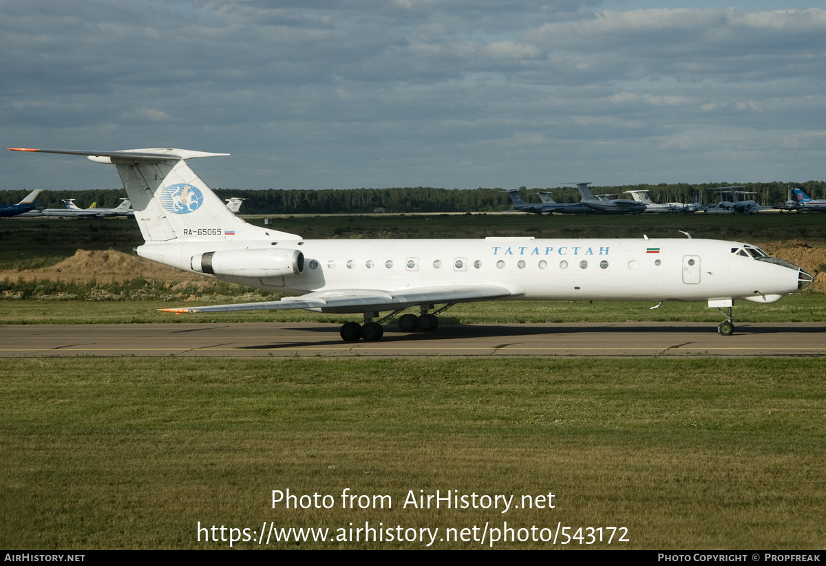 Aircraft Photo of RA-65065 | Tupolev Tu-134A-3 | Tatarstan Airlines | AirHistory.net #543172