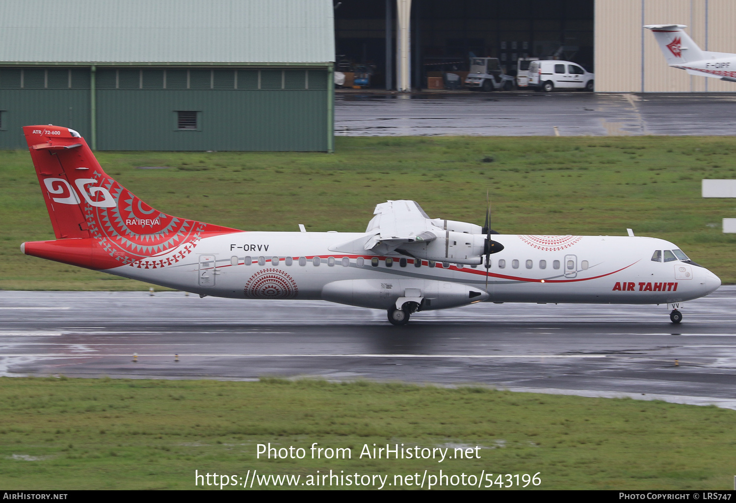 Aircraft Photo of F-ORVV | ATR ATR-72-600 (ATR-72-212A) | Air Tahiti | AirHistory.net #543196