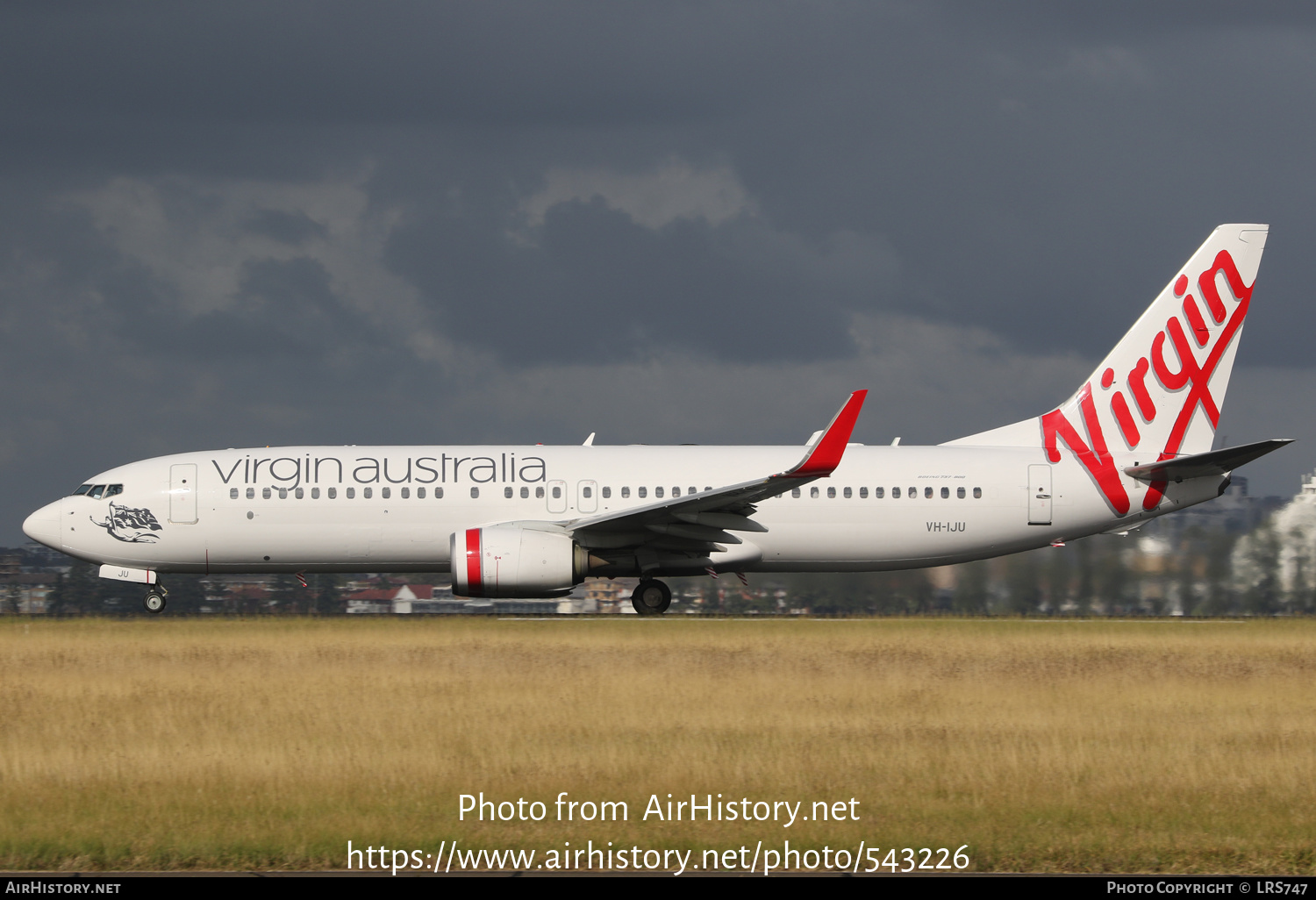 Aircraft Photo of VH-IJU | Boeing 737-8SA | Virgin Australia Airlines | AirHistory.net #543226