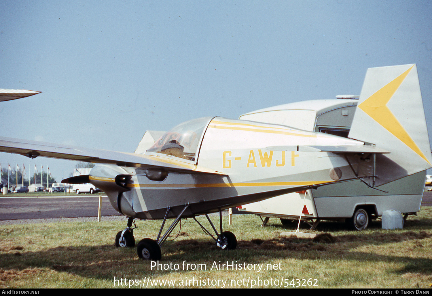 Aircraft Photo of G-AWJF | Tipsy T-66 Nipper RA45 Srs 3 | AirHistory.net #543262