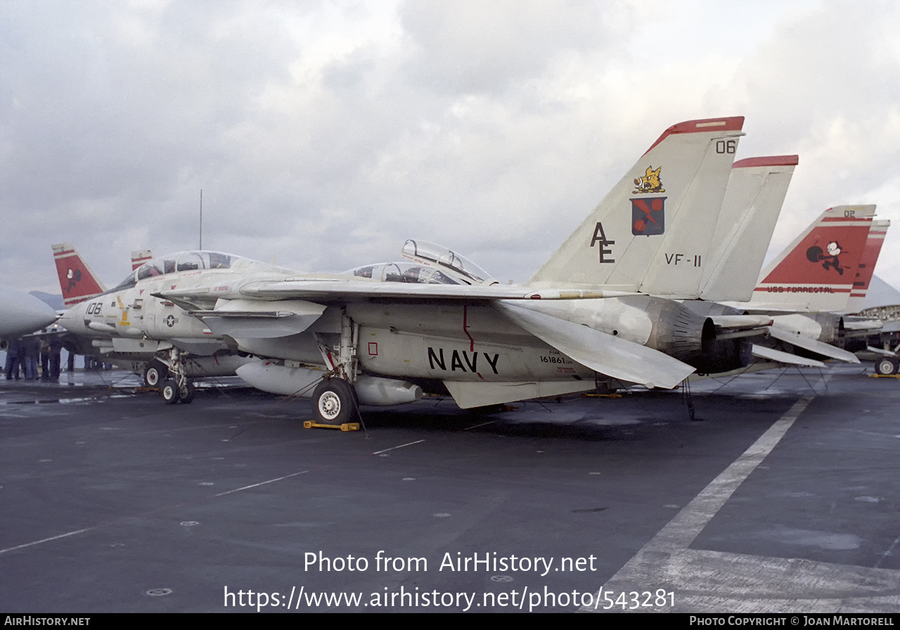 Aircraft Photo of 161861 | Grumman F-14A Tomcat | USA - Navy | AirHistory.net #543281