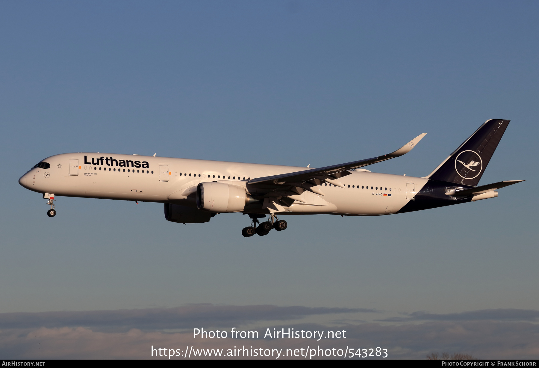 Aircraft Photo of D-AIVC | Airbus A350-941 | Lufthansa | AirHistory.net #543283