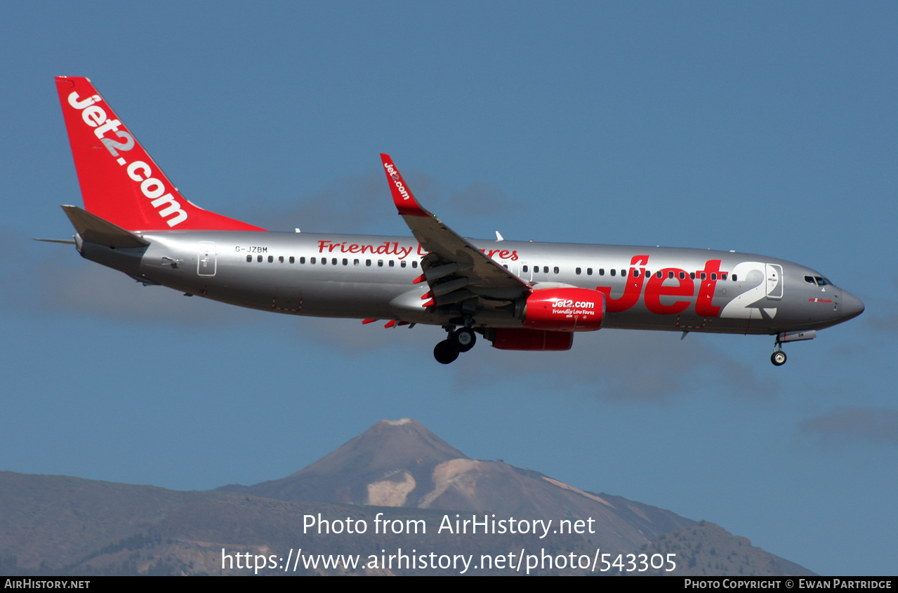 Aircraft Photo of G-JZBM | Boeing 737-800 | Jet2 | AirHistory.net #543305