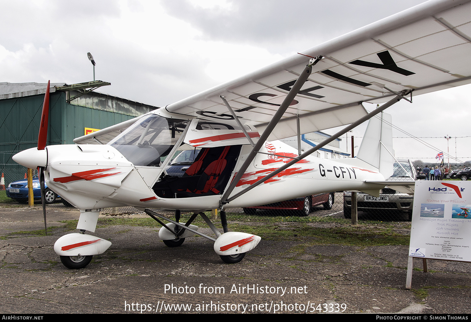 Aircraft Photo of G-CFIY | Comco Ikarus C42-FB100 | AirHistory.net #543339