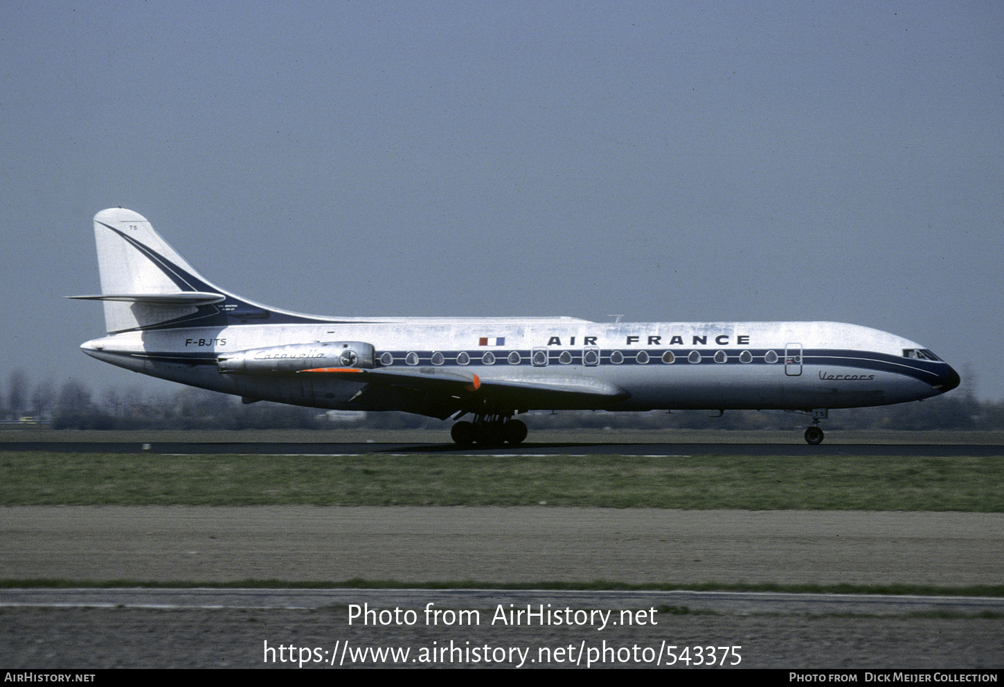 Aircraft Photo of F-BJTS | Sud SE-210 Caravelle III | Air France | AirHistory.net #543375