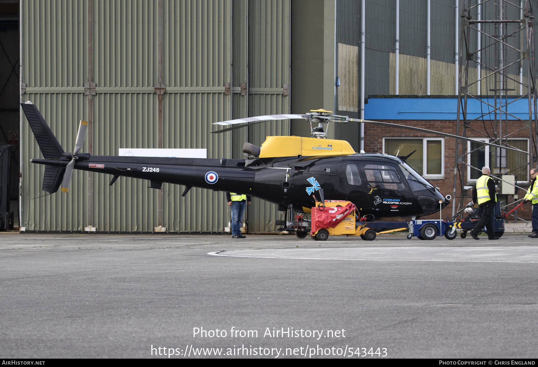 Aircraft Photo of ZJ248 | Eurocopter AS-350BB Squirrel HT2 | UK - Air Force | AirHistory.net #543443