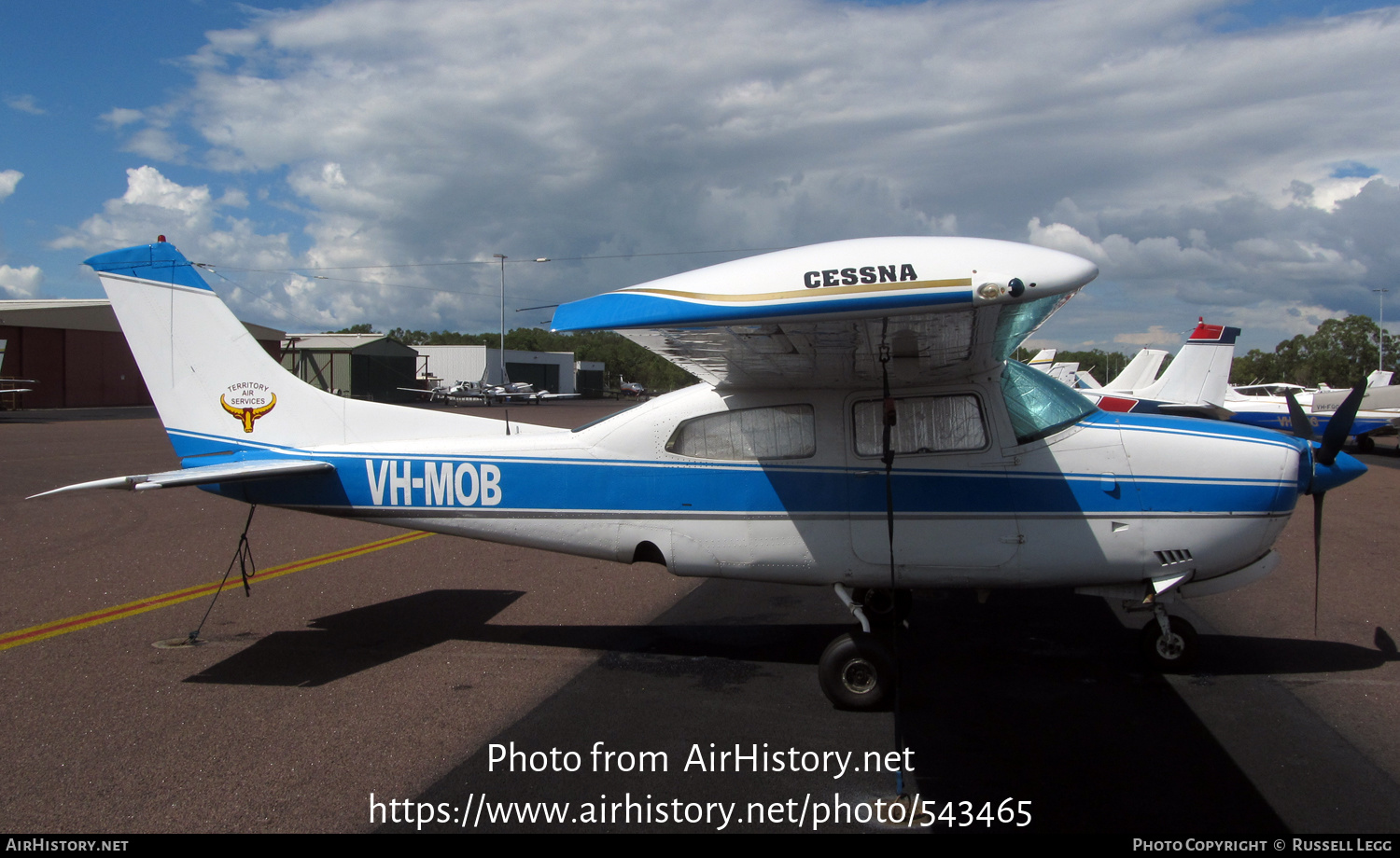 Aircraft Photo of VH-MOB | Cessna 210M Centurion II | Territory Air Services | AirHistory.net #543465