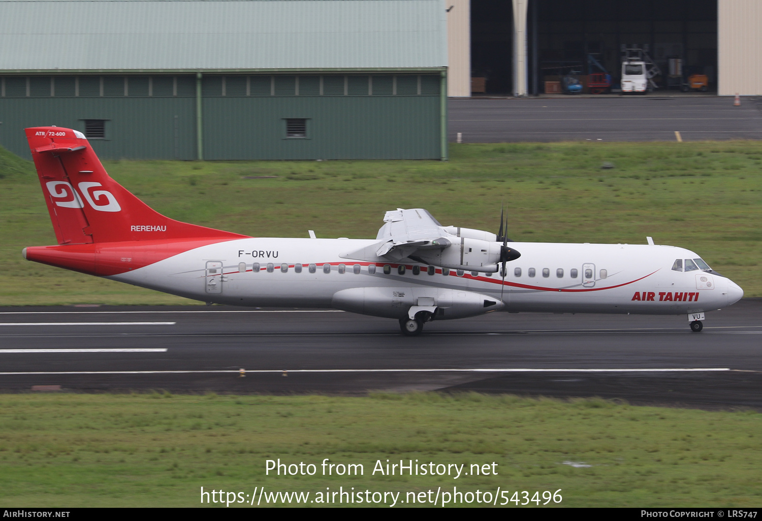 Aircraft Photo of F-ORVU | ATR ATR-72-600 (ATR-72-212A) | Air Tahiti | AirHistory.net #543496