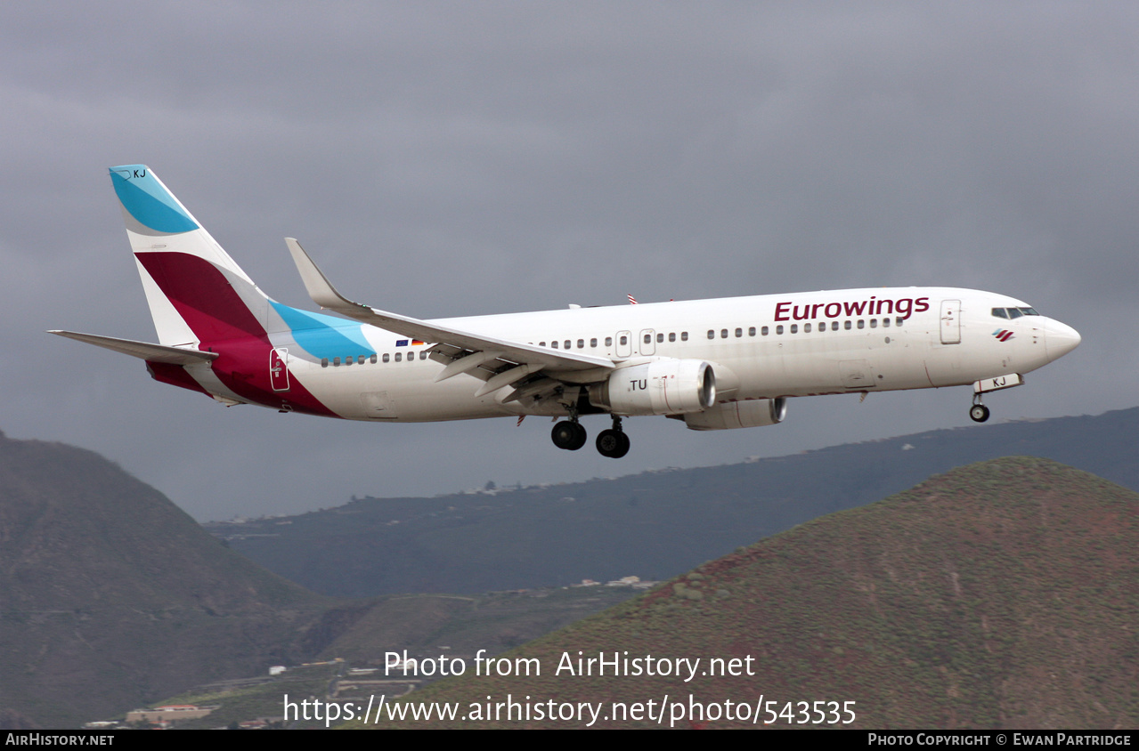 Aircraft Photo of D-ABKJ | Boeing 737-86J | Eurowings | AirHistory.net #543535