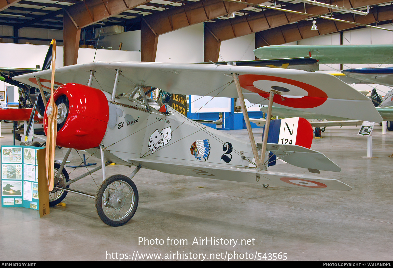 Aircraft Photo of N124PW | Nieuport 17 Scout (replica) | AirHistory.net #543565