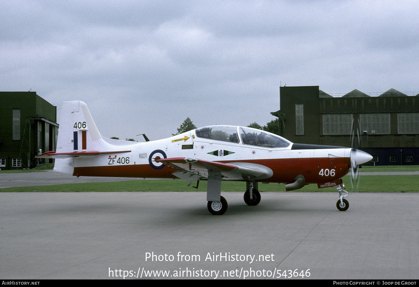 Aircraft Photo of ZF406 | Short S-312 Tucano T1 | UK - Air Force | AirHistory.net #543646