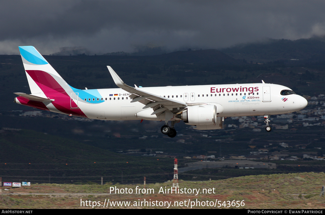 Aircraft Photo of D-AENC | Airbus A320-251N | Eurowings | AirHistory.net #543656