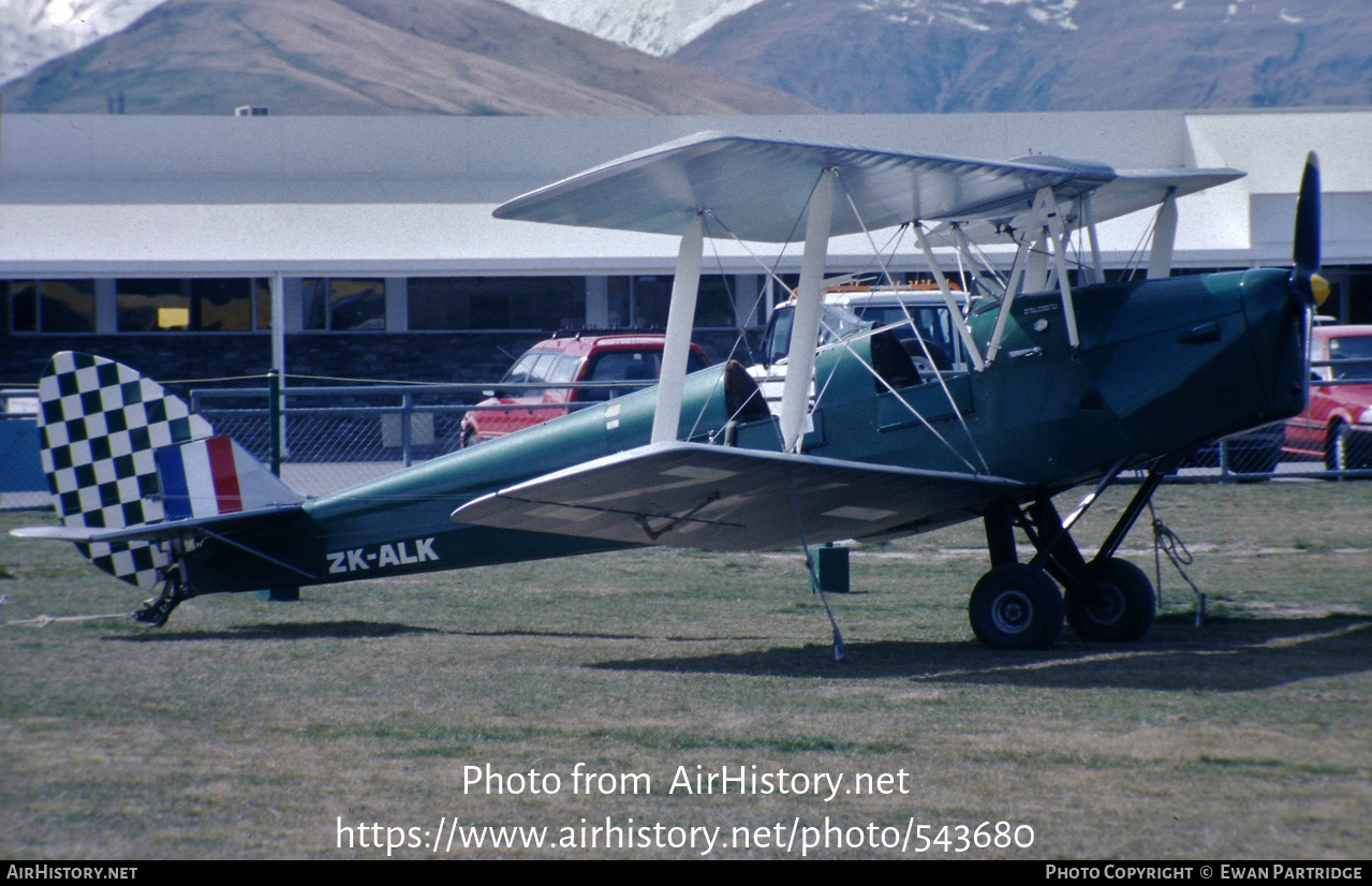 Aircraft Photo of ZK-ALK | De Havilland D.H. 82A Tiger Moth | AirHistory.net #543680