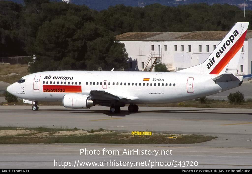 Aircraft Photo of EC-GMY | Boeing 737-36Q | Air Europa Canarias | AirHistory.net #543720