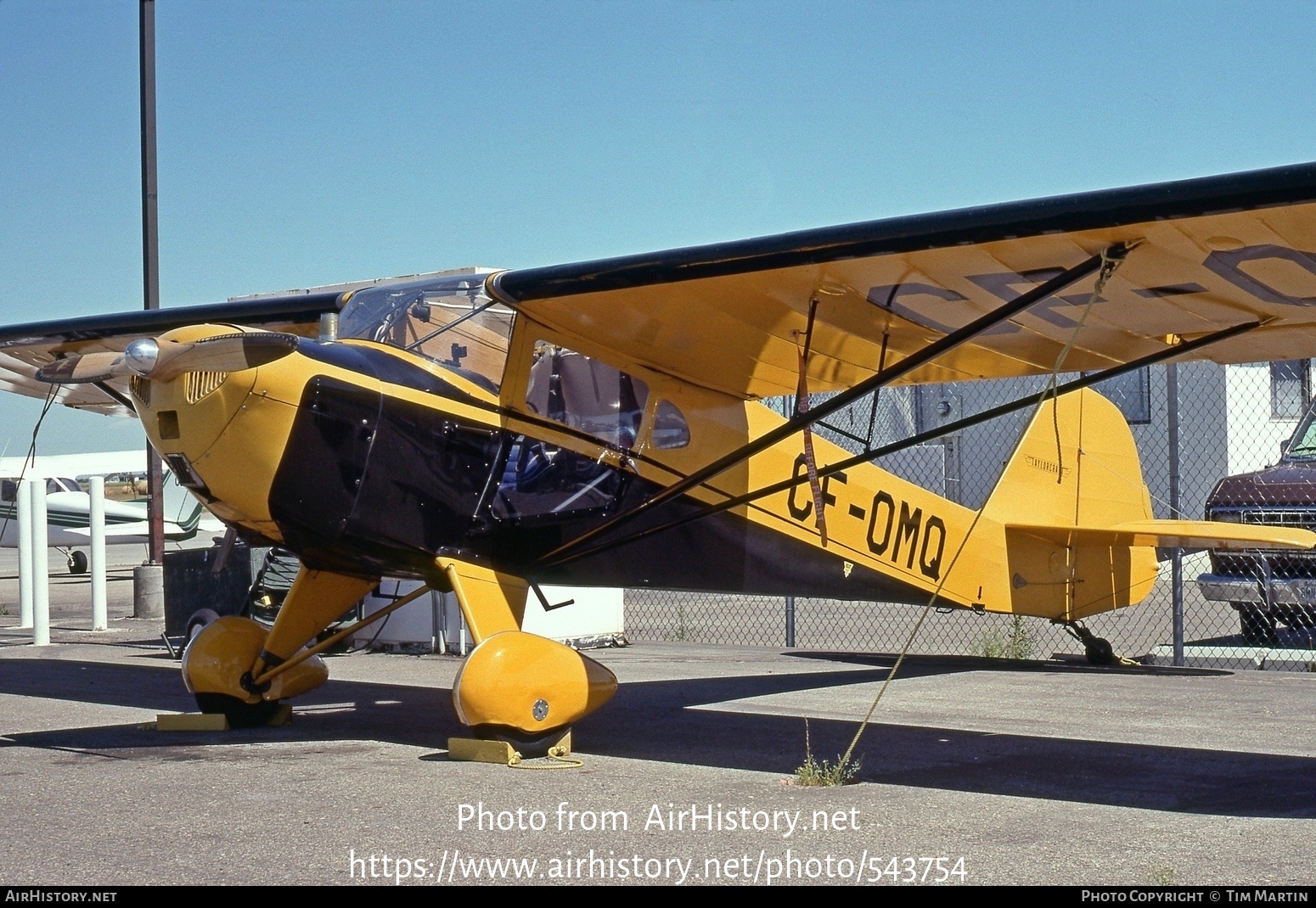 Aircraft Photo Of CF-OMQ | Taylorcraft BC12-D | AirHistory.net #543754