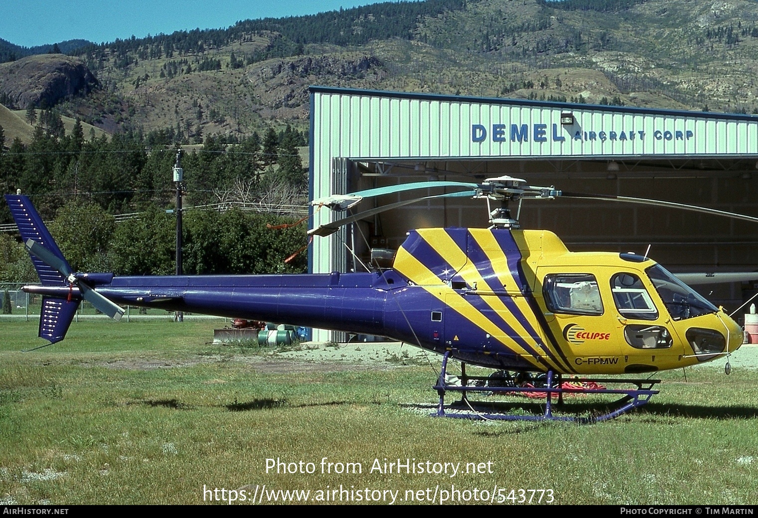 Aircraft Photo of C-FPMW | Aerospatiale AS-350BA Ecureuil | Eclipse Helicopters | AirHistory.net #543773