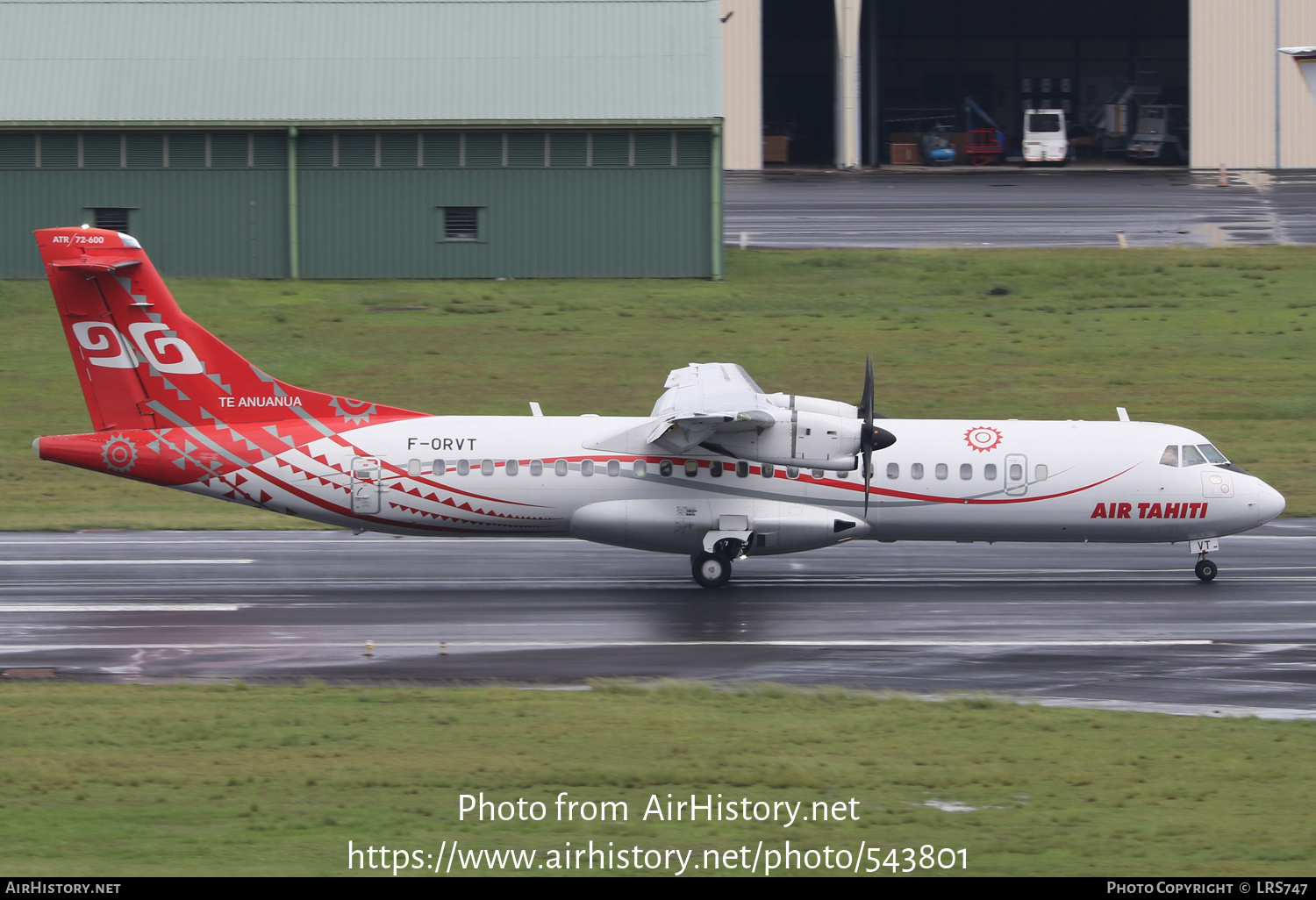 Aircraft Photo of F-ORVT | ATR ATR-72-600 (ATR-72-212A) | Air Tahiti | AirHistory.net #543801