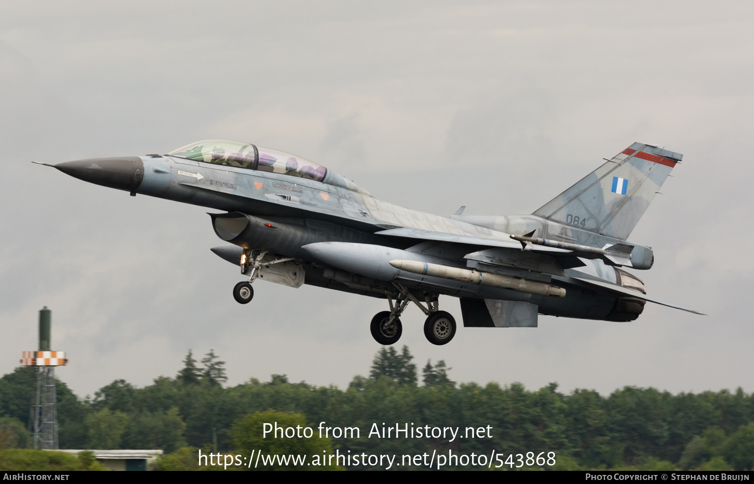 Aircraft Photo of 084 | Lockheed Martin F-16DJ Fighting Falcon | Greece - Air Force | AirHistory.net #543868