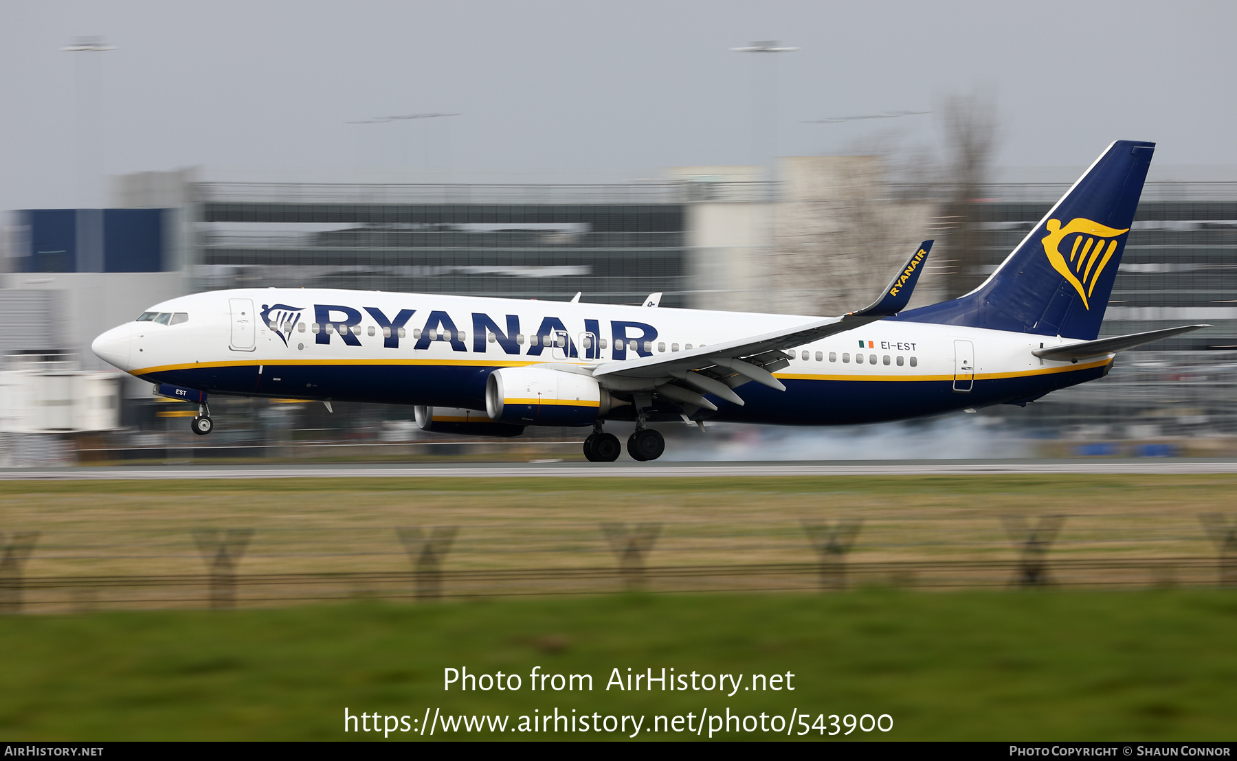 Aircraft Photo of EI-EST | Boeing 737-8AS | Ryanair | AirHistory.net #543900