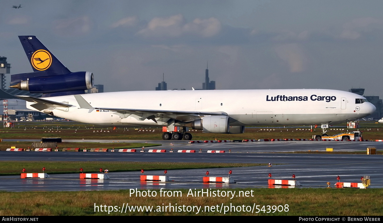 Aircraft Photo of D-ALCB | McDonnell Douglas MD-11F | Lufthansa Cargo | AirHistory.net #543908