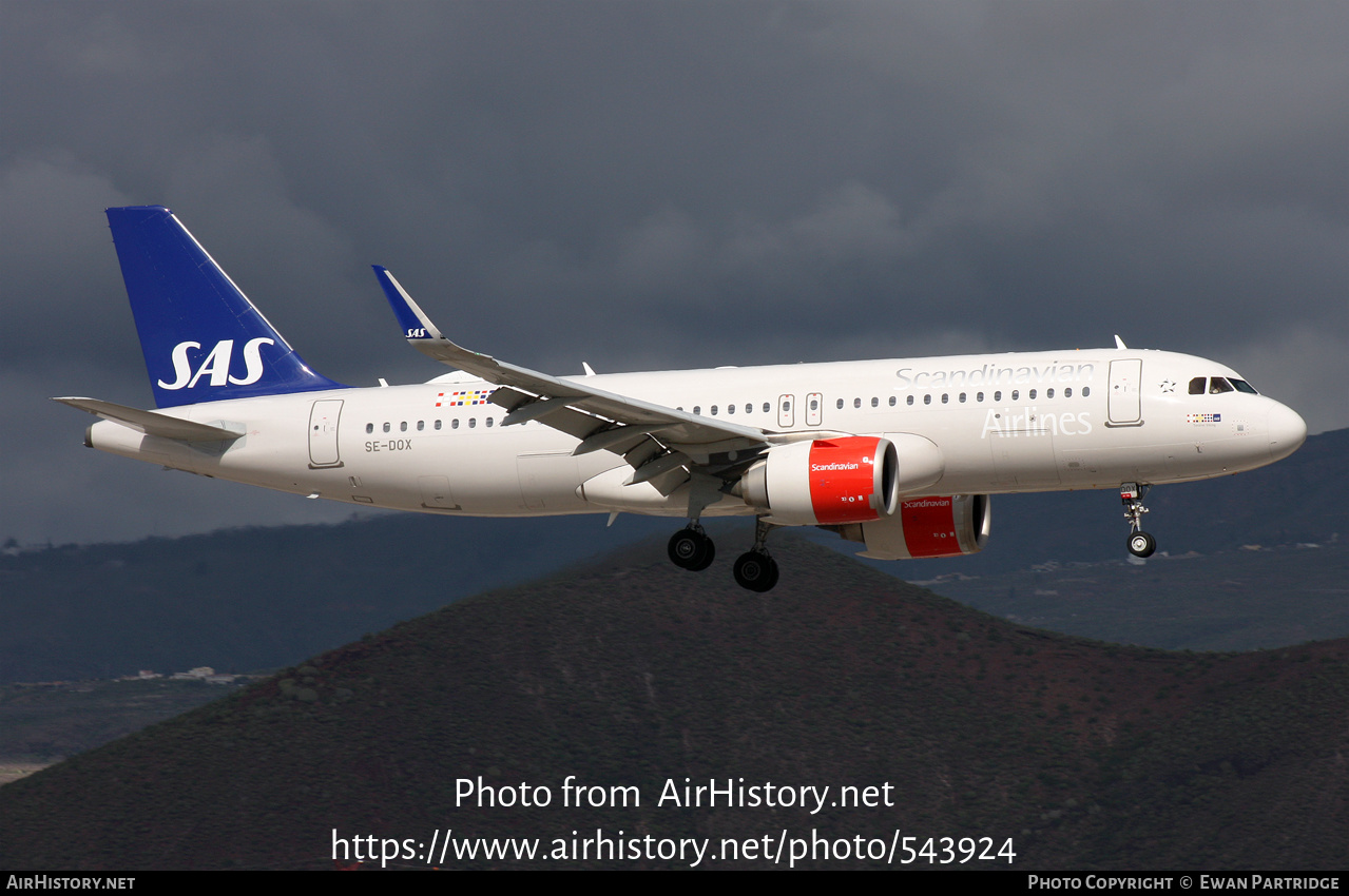 Aircraft Photo of SE-DOX | Airbus A320-251N | Scandinavian Airlines - SAS | AirHistory.net #543924