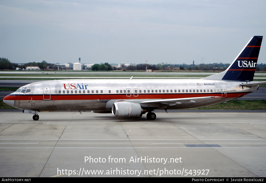 Aircraft Photo of N435US | Boeing 737-4B7 | USAir | AirHistory.net #543927