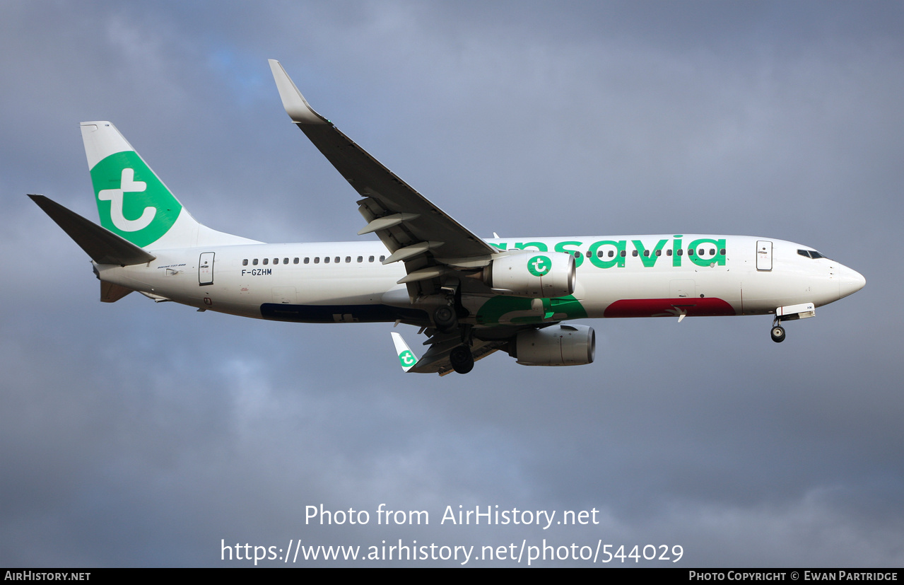 Aircraft Photo of F-GZHM | Boeing 737-8K2 | Transavia | AirHistory.net #544029