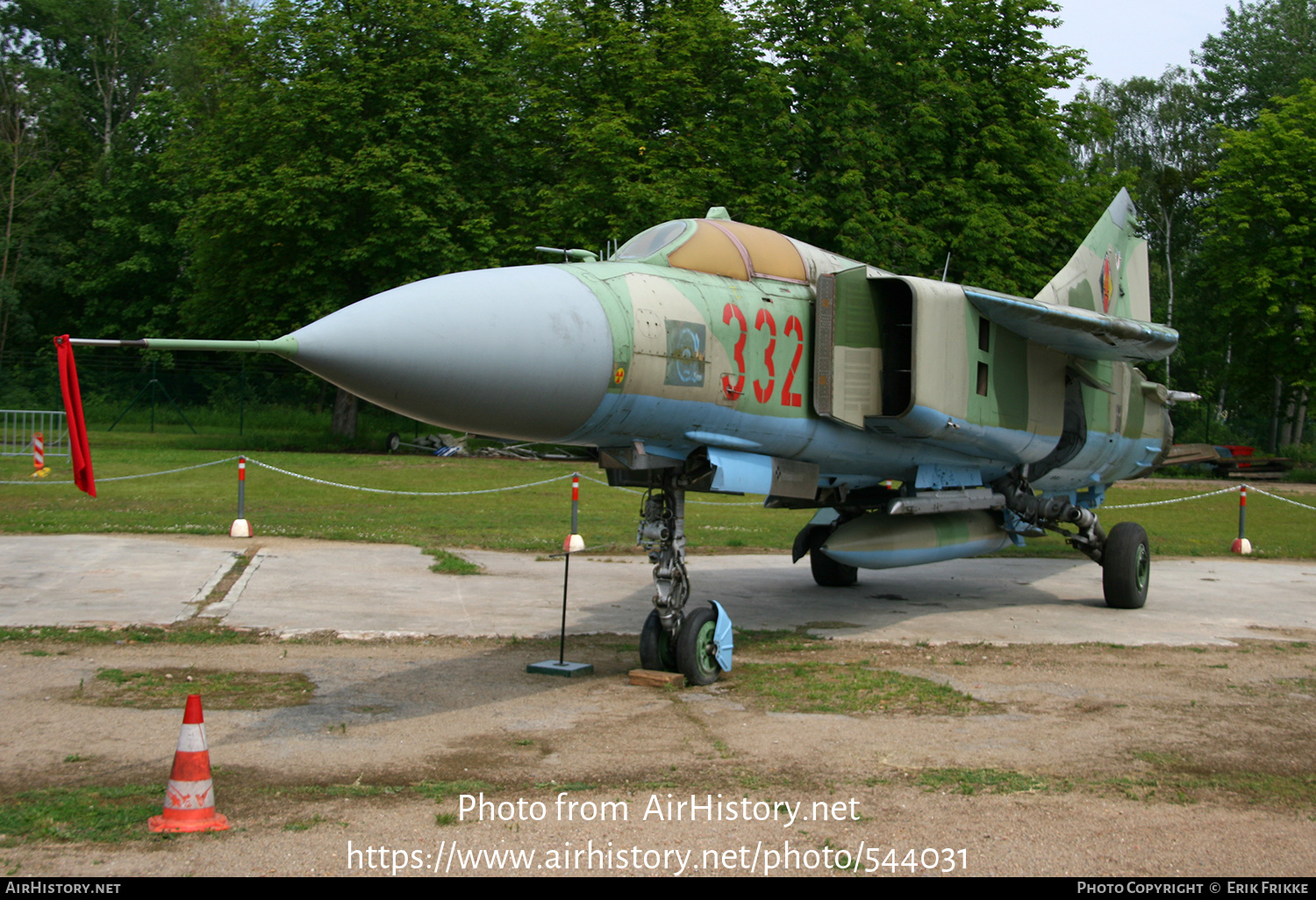 Aircraft Photo of 332 | Mikoyan-Gurevich MiG-23ML | East Germany - Air Force | AirHistory.net #544031