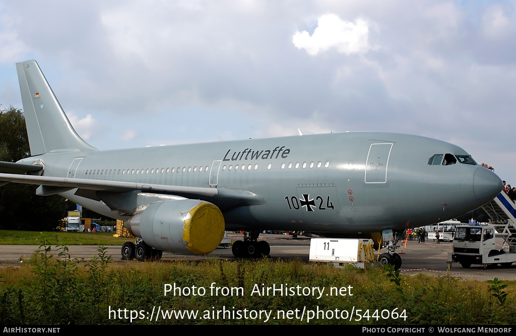 Aircraft Photo of 1024 | Airbus A310-304/MRTT | Germany - Air Force | AirHistory.net #544064